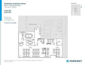 600 N Westshore Blvd, Tampa, FL en alquiler Plano de la planta- Imagen 1 de 5