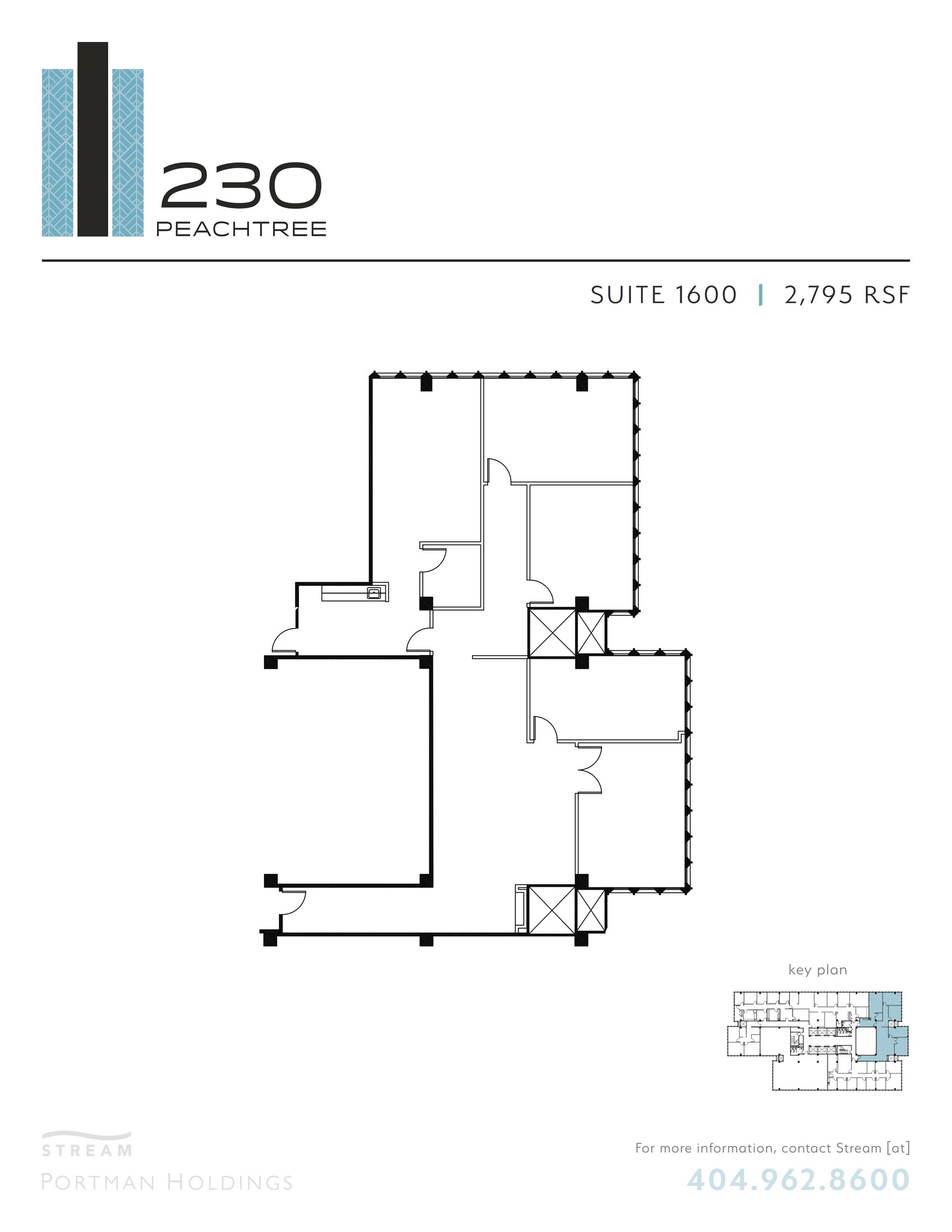 230 Peachtree St NW, Atlanta, GA en alquiler Plano del sitio- Imagen 1 de 1