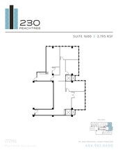 230 Peachtree St NW, Atlanta, GA en alquiler Plano del sitio- Imagen 1 de 1