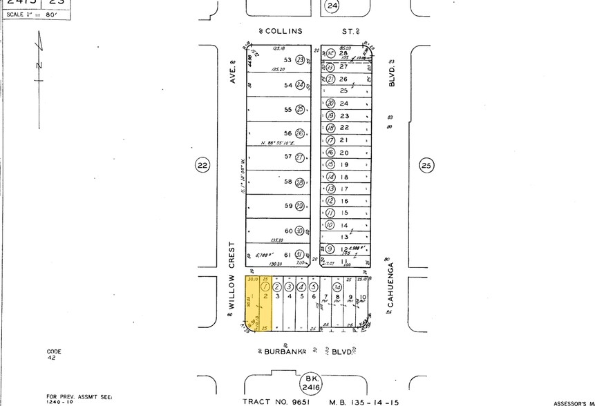 10623 Burbank Blvd, North Hollywood, CA en venta - Plano de solar - Imagen 2 de 25