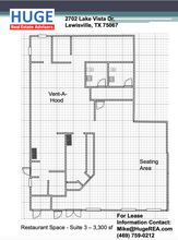 2702 Lake Vista Dr, Lewisville, TX en alquiler Plano de la planta- Imagen 1 de 2