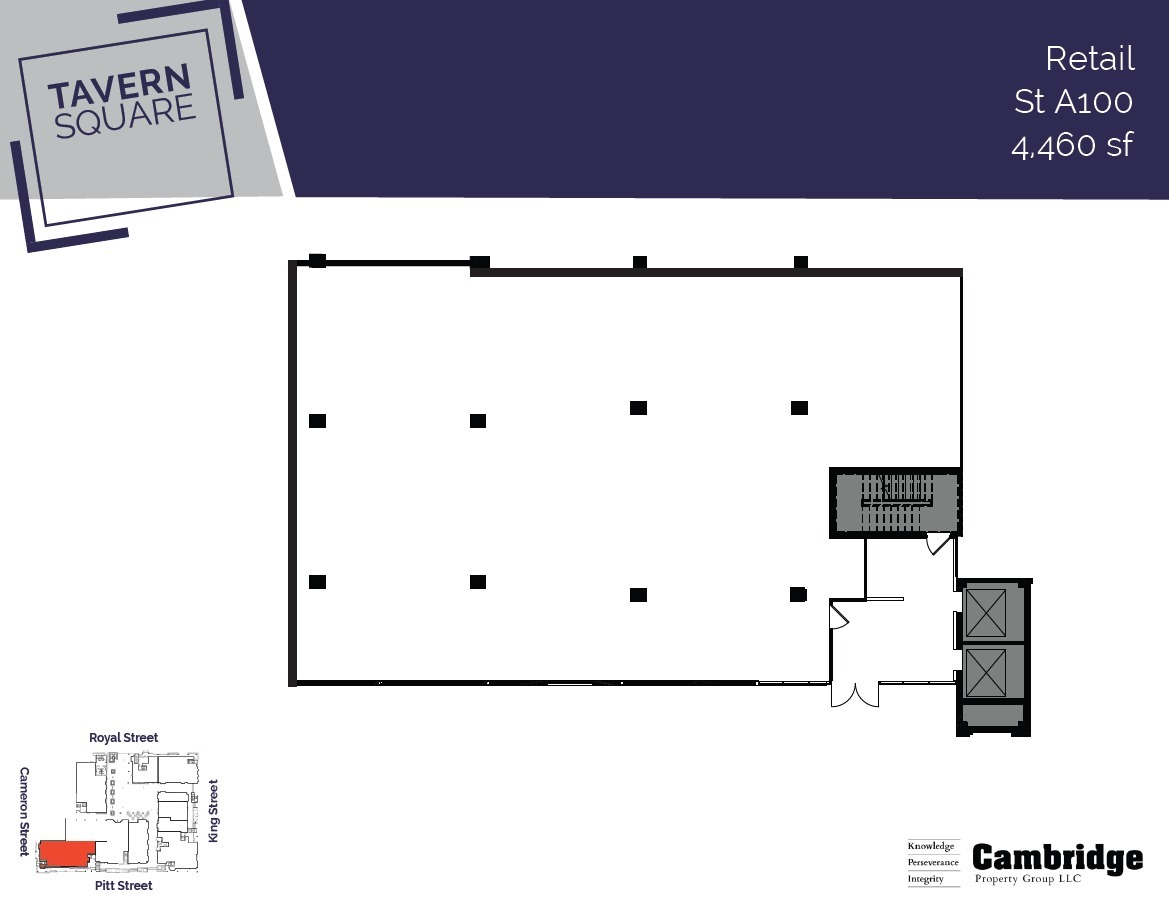 123 N Pitt St, Alexandria, VA en alquiler Plano de la planta- Imagen 1 de 1