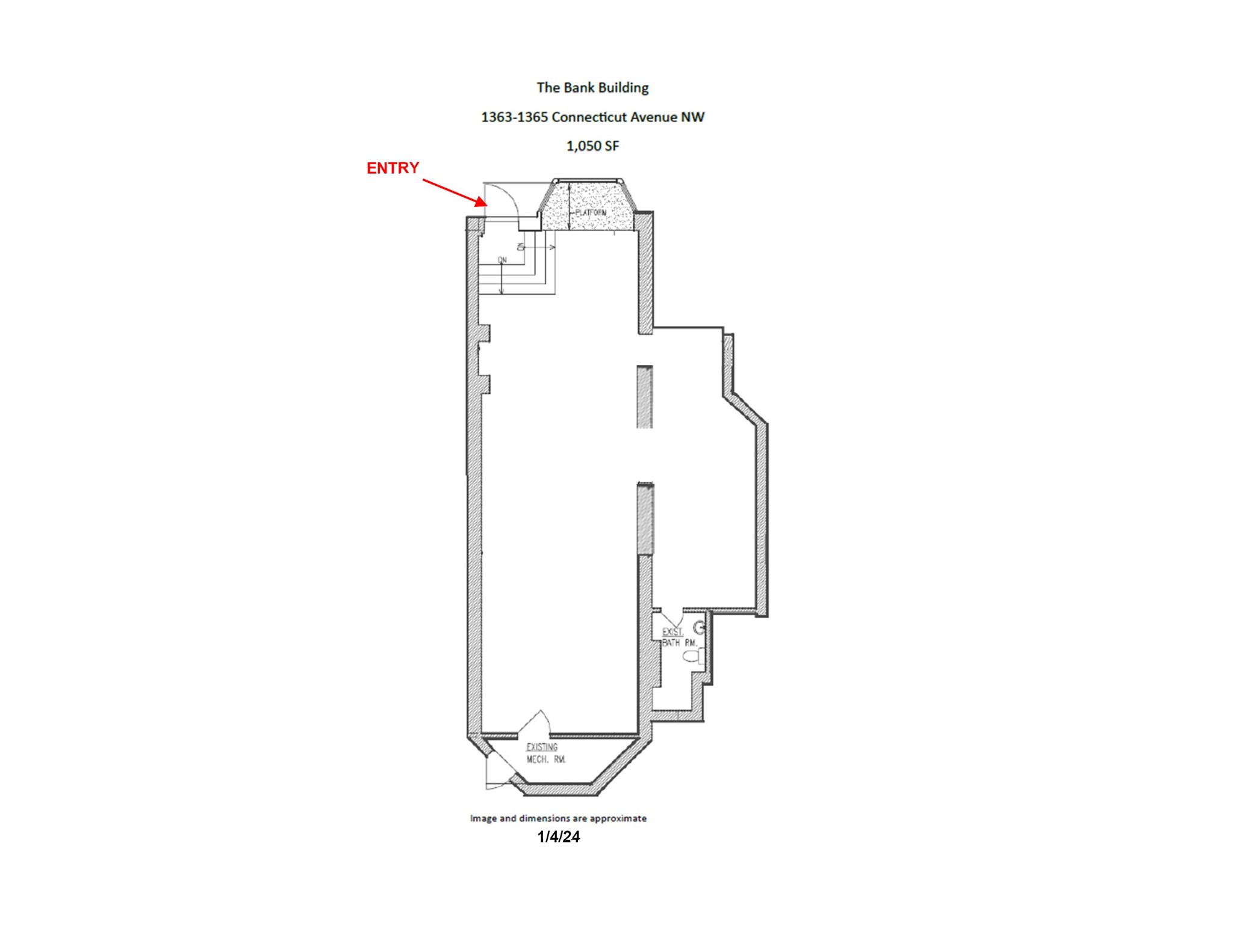 1363-1369 Connecticut Ave NW, Washington, DC en alquiler Plano del sitio- Imagen 1 de 9