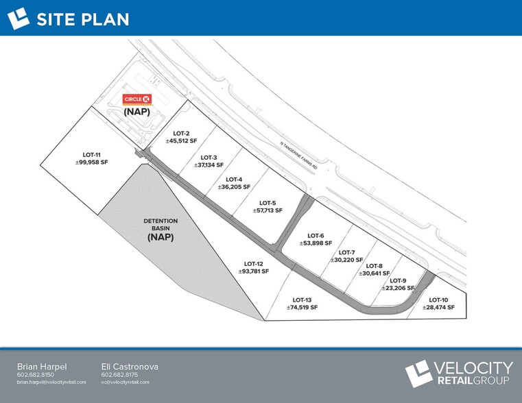 SEC Tangerine Farms Rd & Lon Adams Rd, Marana, AZ en venta - Plano del sitio - Imagen 2 de 3