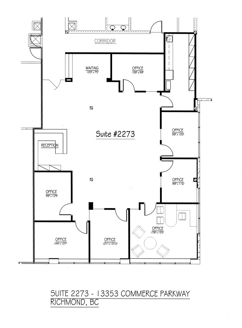 13353 Commerce Pky, Richmond, BC en alquiler Plano de la planta- Imagen 1 de 4