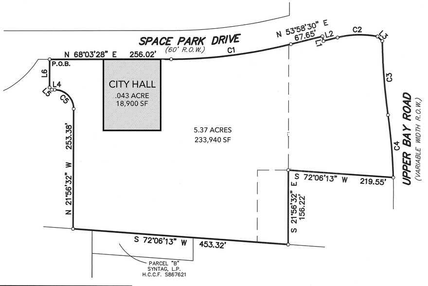 0 Space Park & Upper Bay Dr, Nassau Bay, TX en venta - Plano del sitio - Imagen 2 de 3