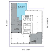 1660 L St NW, Washington, DC en alquiler Plano de la planta- Imagen 1 de 2