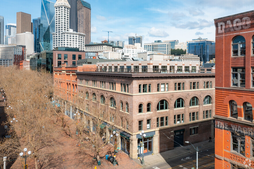 308-316 Occidental Ave S, Seattle, WA en alquiler - Foto del edificio - Imagen 1 de 15