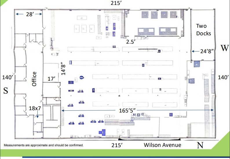 7051 W Wilson Ave, Norridge, IL en alquiler Plano de la planta- Imagen 1 de 1