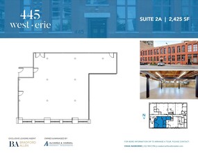 445 W Erie St, Chicago, IL en alquiler Plano de la planta- Imagen 1 de 7