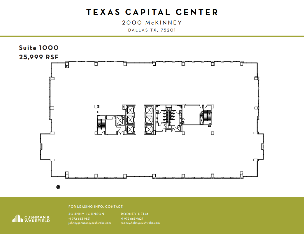 2000 McKinney Ave, Dallas, TX en alquiler Plano de la planta- Imagen 1 de 1