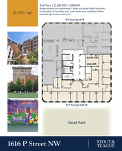 1616 P St NW, Washington, DC en alquiler Plano de la planta- Imagen 1 de 1