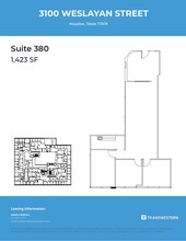 3100 Weslayan St, Houston, TX en alquiler Plano de la planta- Imagen 2 de 2