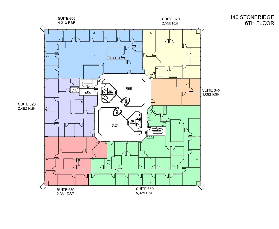 140 Stoneridge Dr, Columbia, SC en alquiler Plano de la planta- Imagen 1 de 18