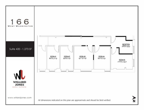 166 W Washington St, Chicago, IL en alquiler Plano de la planta- Imagen 1 de 1