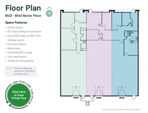 8500-8544 Baxter Pl, Burnaby, BC en alquiler Plano de la planta- Imagen 1 de 1