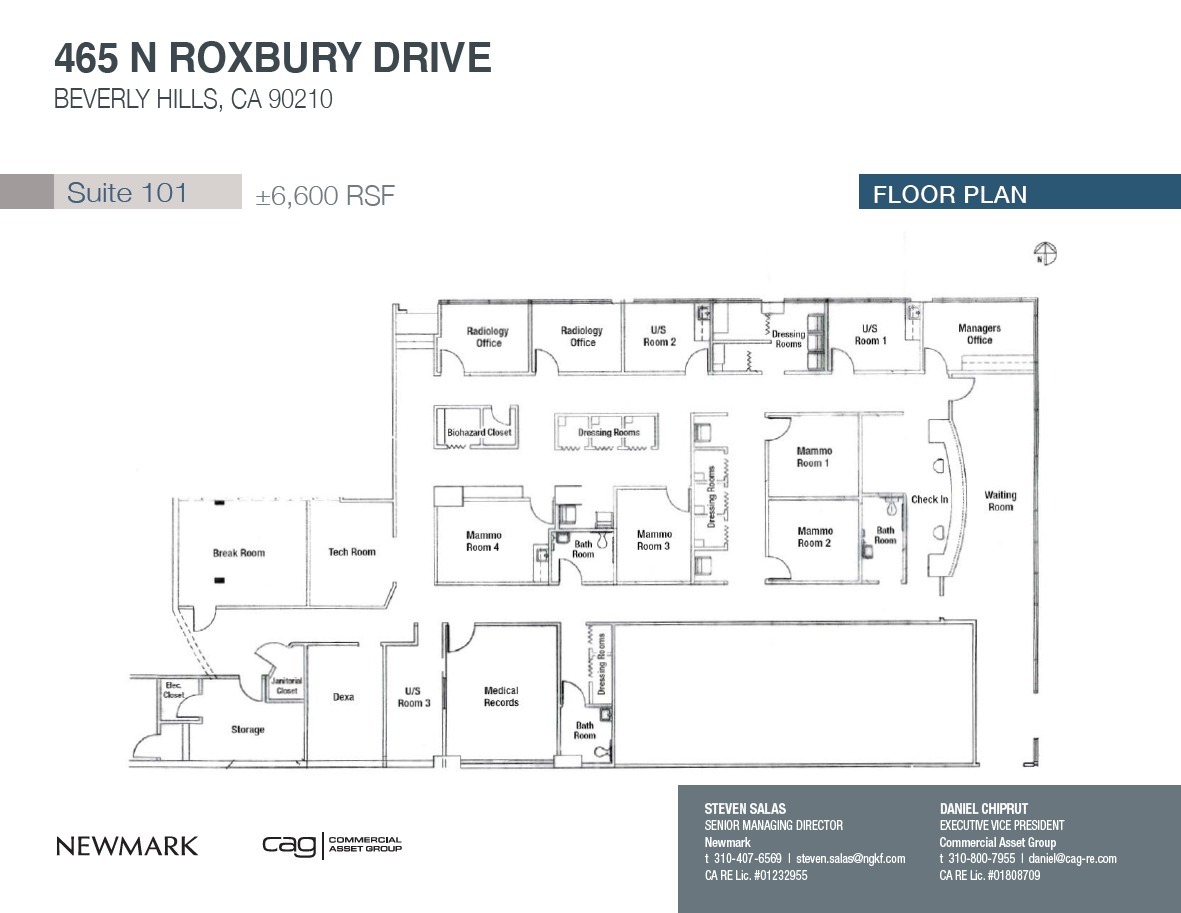 465 N Roxbury Dr, Beverly Hills, CA en alquiler Plano de la planta- Imagen 1 de 1