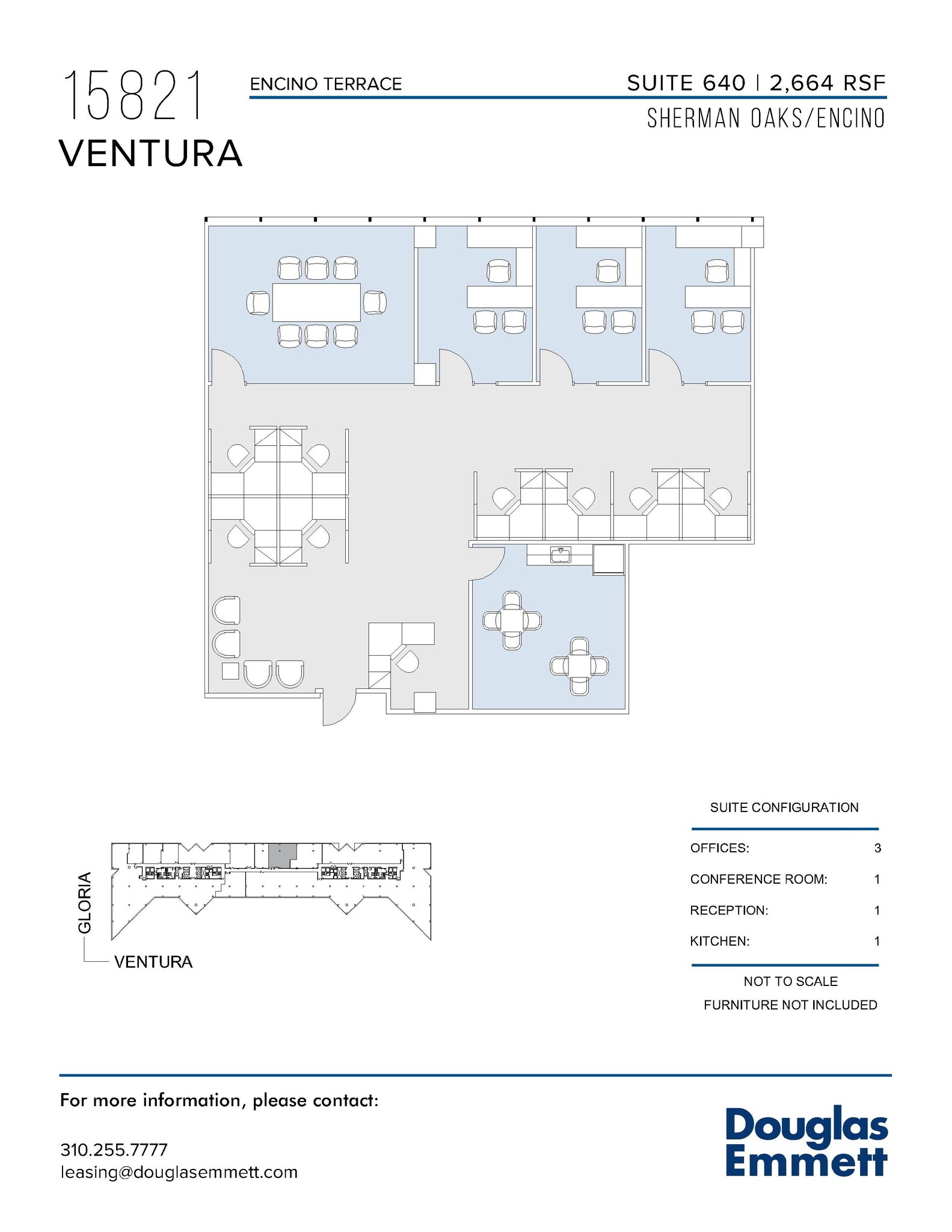 15821 Ventura Blvd, Encino, CA en alquiler Plano de la planta- Imagen 1 de 1