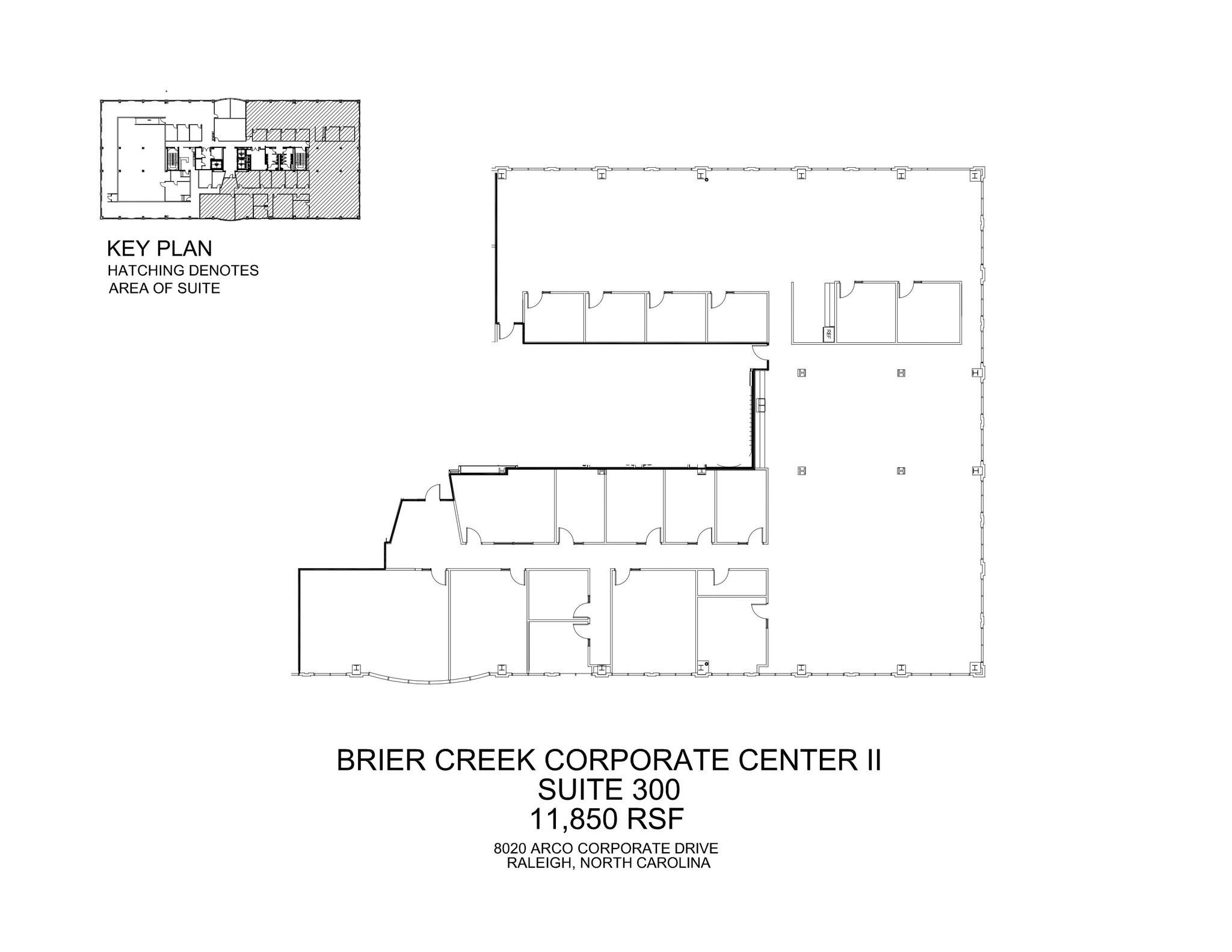 8020 Arco Corporate Dr, Raleigh, NC en alquiler Plano de la planta- Imagen 1 de 1