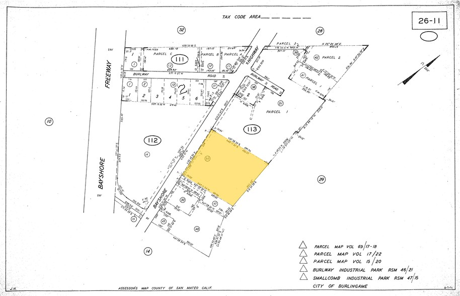 1350 Bayshore Hwy, Burlingame, CA en alquiler - Plano de solar - Imagen 2 de 7