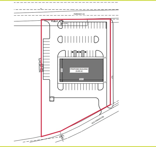 Shops at Evelyn Gandy, Petal, MS en alquiler - Plano del sitio - Imagen 3 de 3