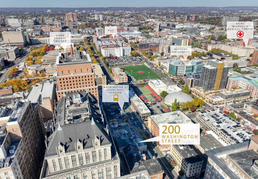 200 Washington St, Newark, NJ en venta - Vista aérea - Imagen 2 de 17