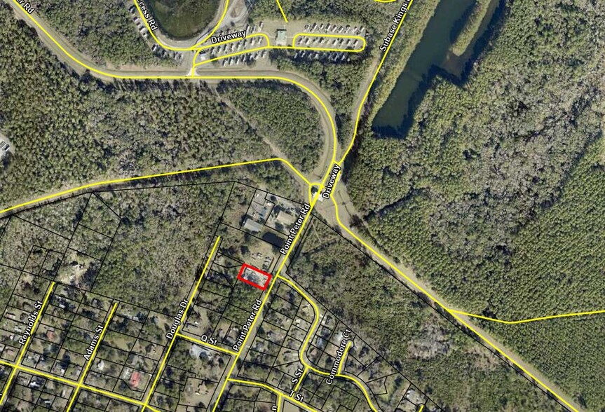 1819 Point Peter Rd, Saint Marys, GA en venta - Vista aérea - Imagen 2 de 4