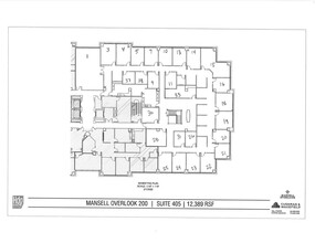 200 Mansell Ct E, Roswell, GA en alquiler Plano de la planta- Imagen 1 de 1