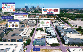 1005 Norwood St, Fort Worth, TX - VISTA AÉREA  vista de mapa - Image1