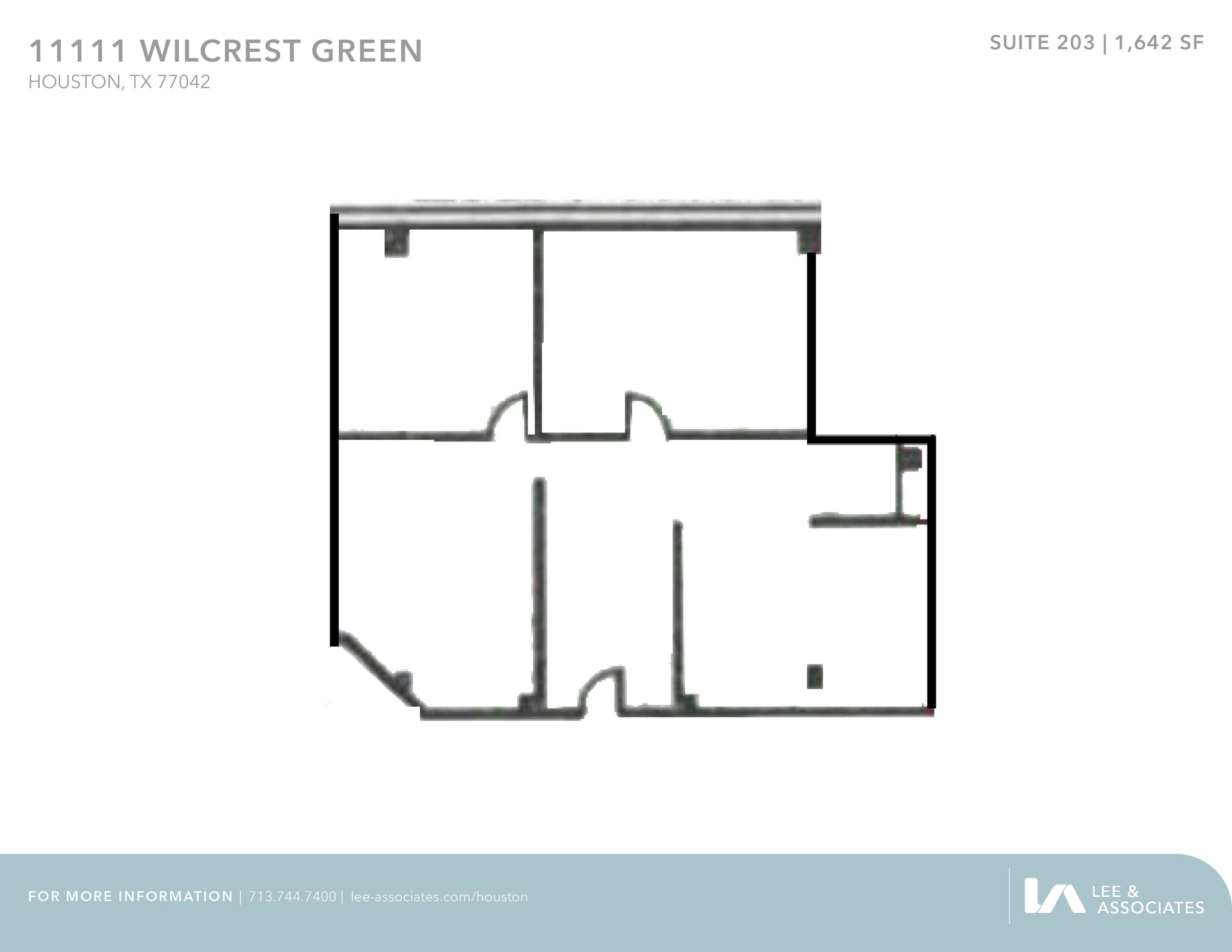 11111 Wilcrest Green Dr, Houston, TX en alquiler Plano de la planta- Imagen 1 de 2