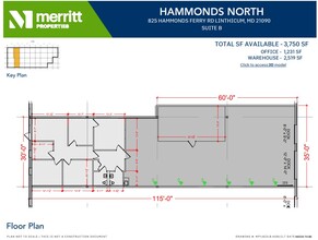 823 Hammonds Ferry Rd, Linthicum, MD en alquiler Plano de la planta- Imagen 1 de 1