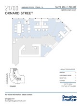 21700 Oxnard St, Woodland Hills, CA en alquiler Plano de la planta- Imagen 1 de 1