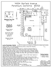 14512-14518 Garfield Ave, Paramount, CA en alquiler Plano del sitio- Imagen 1 de 1