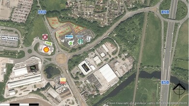 Dunball Roundabout, Dunball, SOM - Aérea vista de mapa - Image1