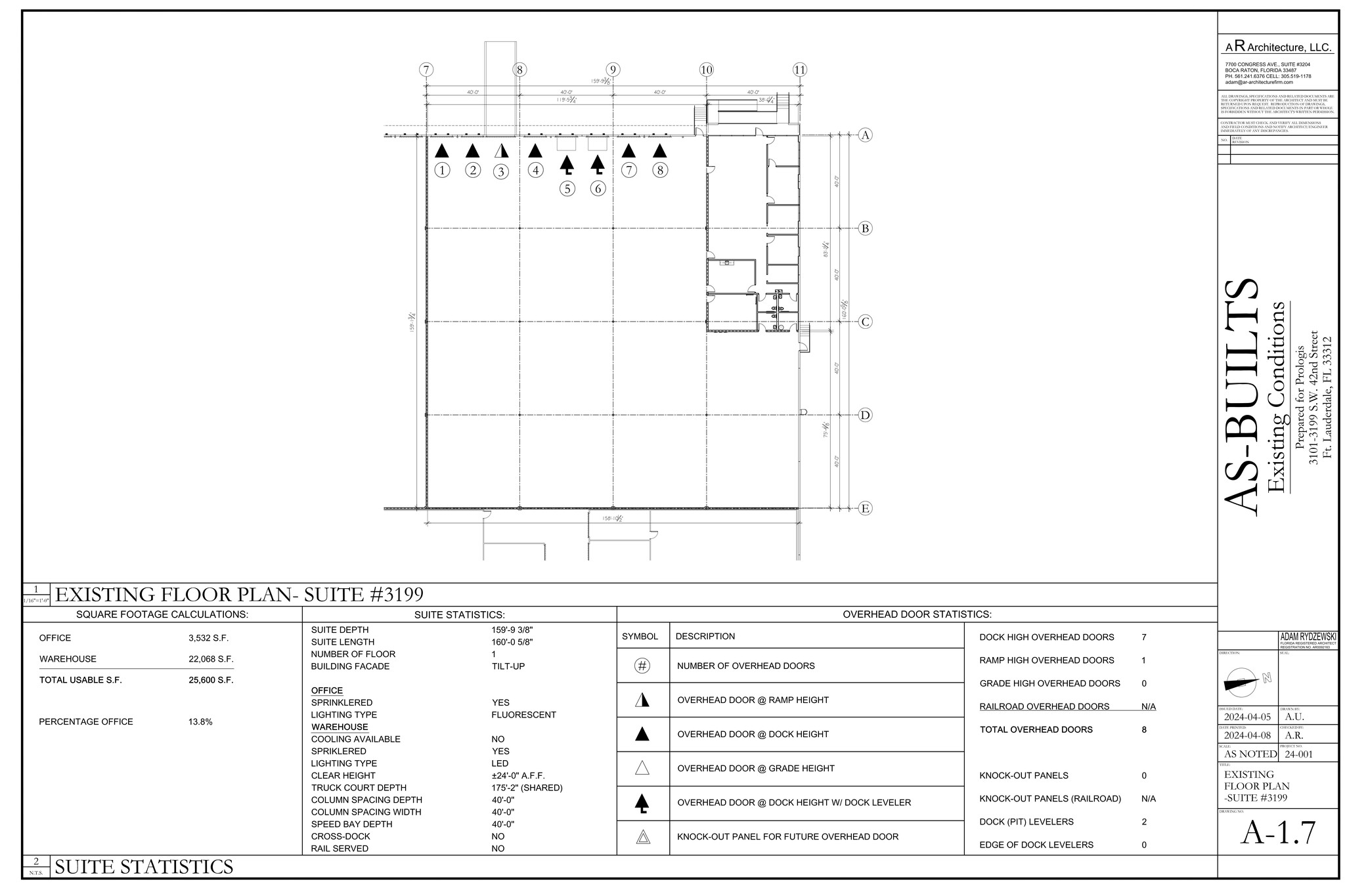 3801-3899 SW 30th Ave, Fort Lauderdale, FL en alquiler Plano del sitio- Imagen 1 de 1