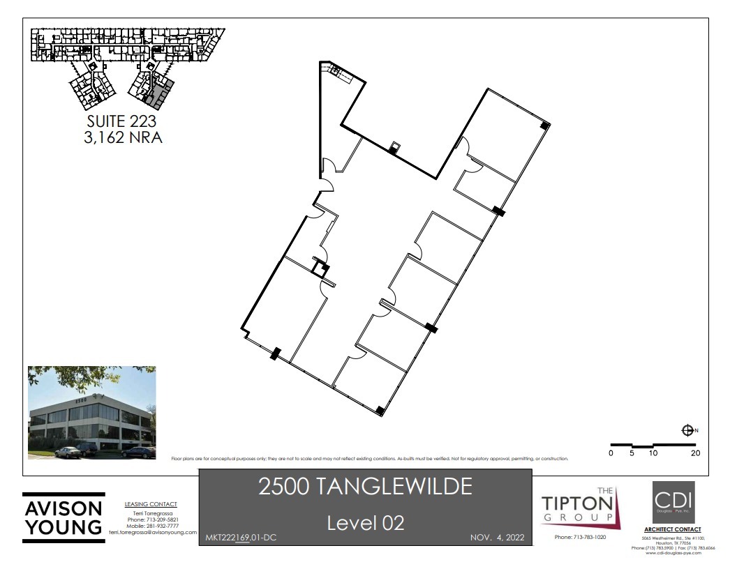 2500 Tanglewilde St, Houston, TX en alquiler Plano de la planta- Imagen 1 de 1