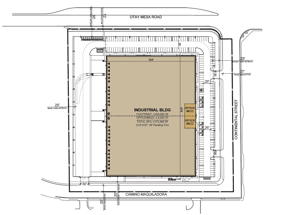 QUA Logistics Center, San Diego, CA en alquiler Plano del sitio- Imagen 1 de 1