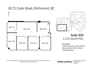 8171 Cook Rd, Richmond, BC en alquiler Plano del sitio- Imagen 1 de 1