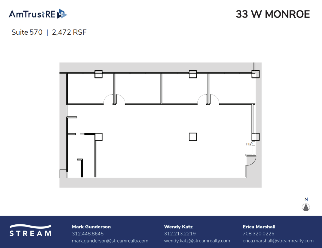 33 W Monroe St, Chicago, IL en alquiler Plano de la planta- Imagen 1 de 1