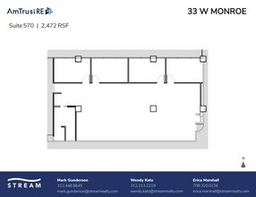 33 W Monroe St, Chicago, IL en alquiler Plano de la planta- Imagen 1 de 1