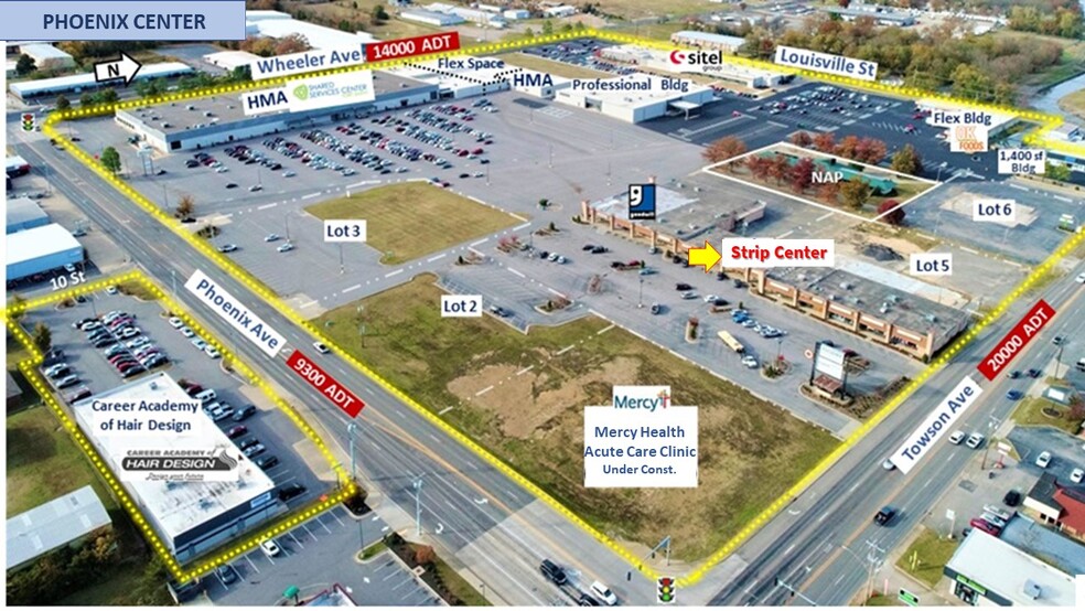 4600 Towson Ave, Fort Smith, AR en alquiler - Vista aérea - Imagen 1 de 1