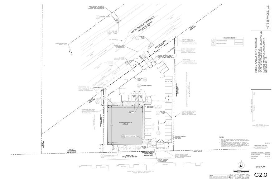 Nellis Boulevard Blvd, Las Vegas, NV en venta - Plano del sitio - Imagen 3 de 4