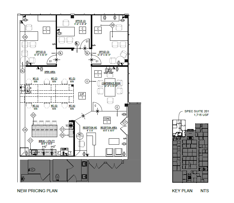 16200 Ventura Blvd, Encino, CA en alquiler Plano de la planta- Imagen 1 de 1
