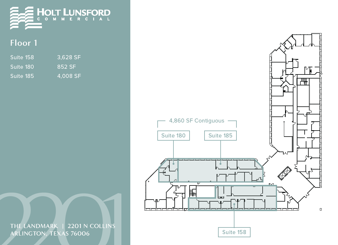 2201 N Collins St, Arlington, TX en alquiler Plano de la planta- Imagen 1 de 1