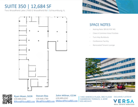 1100 E Woodfield Rd, Schaumburg, IL en alquiler Plano de la planta- Imagen 1 de 1