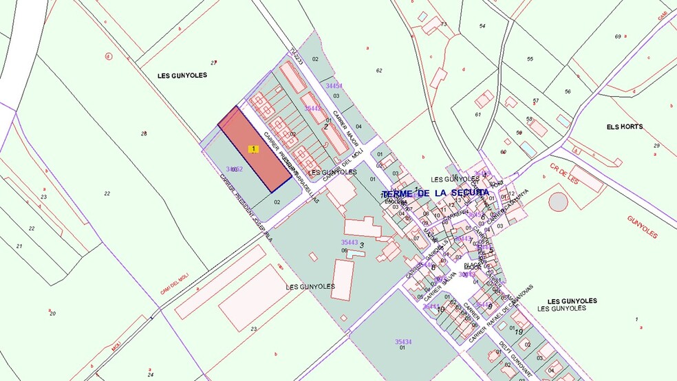 Terreno en La Secuita, Tarragona en venta - Plano del sitio - Imagen 2 de 2