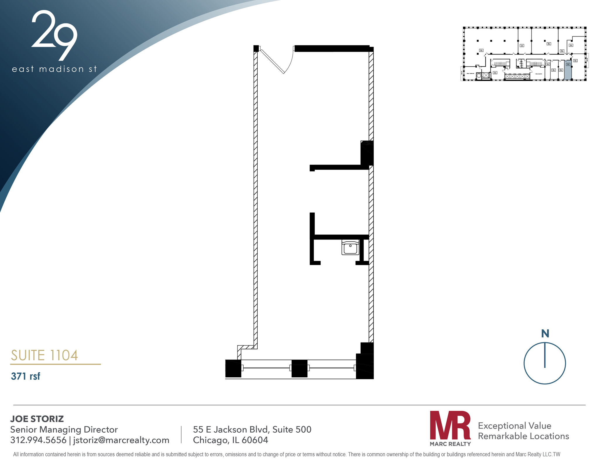 29 E Madison St, Chicago, IL en alquiler Plano de la planta- Imagen 1 de 3