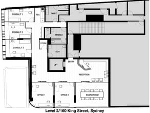 160 King St, Sydney en alquiler Plano de la planta- Imagen 1 de 5