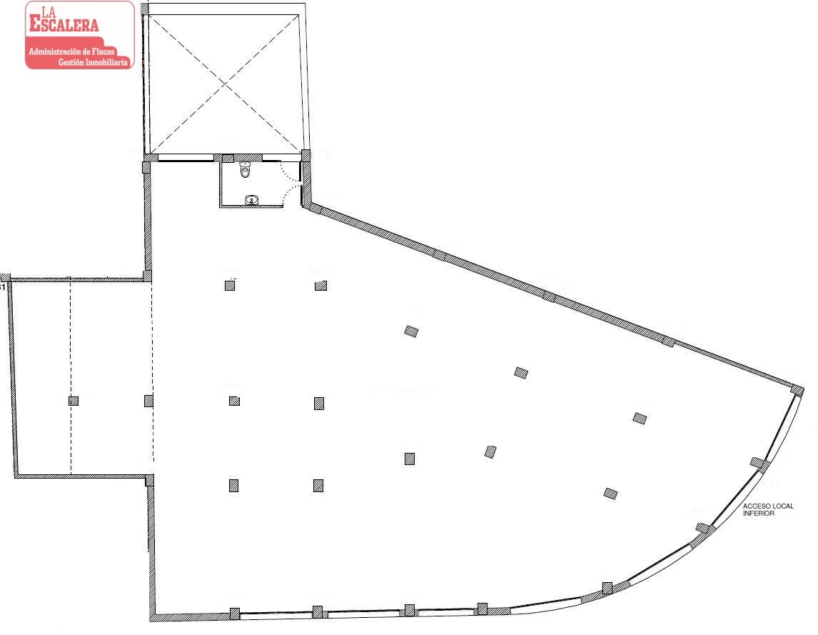 Local en Onil, Alicante en alquiler Plano de planta tipo- Imagen 1 de 1