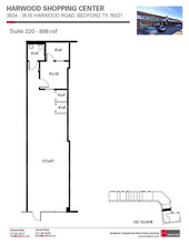 3504-3508 Harwood Rd, Bedford, TX en alquiler Plano de la planta- Imagen 1 de 1